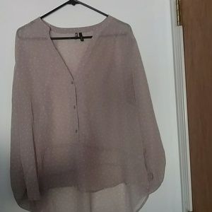 Maurice's sheer blouse